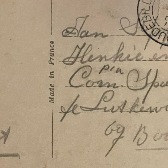 RARE VINTAGE 20th Century Postcard 1935 France - Picture 4 of 6